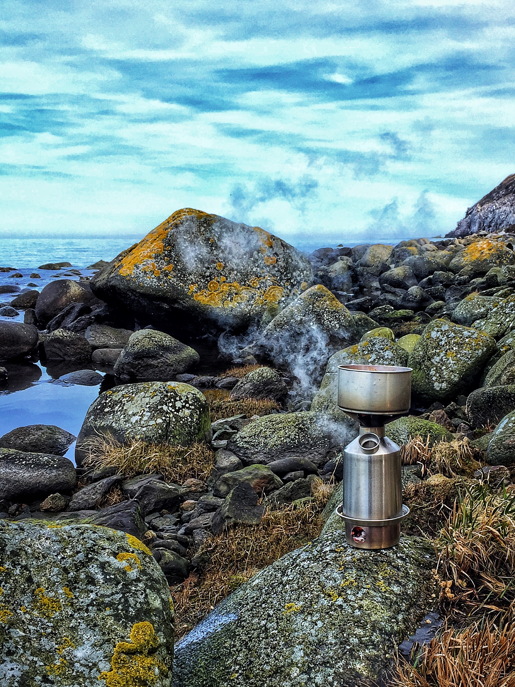 Bornholm's northern coast consists of raw rocks